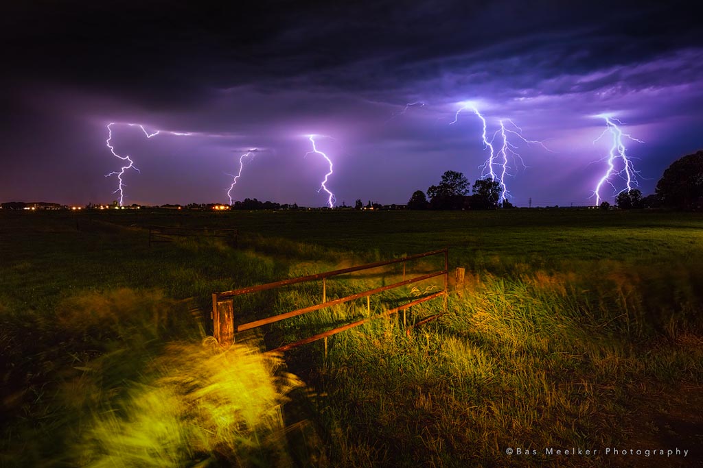 When lightning strikes - Leegkerk, The Netherlands